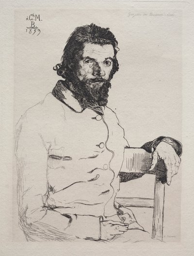 Charles Méryon, 1884. av Felix Bracquemond