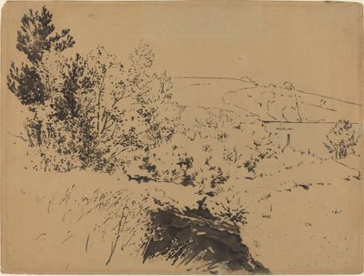 Kystlandskap av Felix Bracquemond