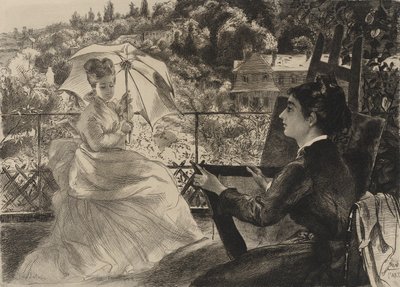 Terrassen av Felix Bracquemond