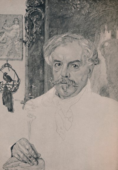Portrett av Edmond De Goncourt, 1882, 1946 av Felix Bracquemond