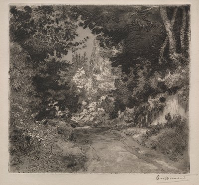 Veien til Sèvres, ca. 1872. av Felix Bracquemond
