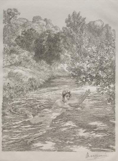 Baderen av Felix Bracquemond