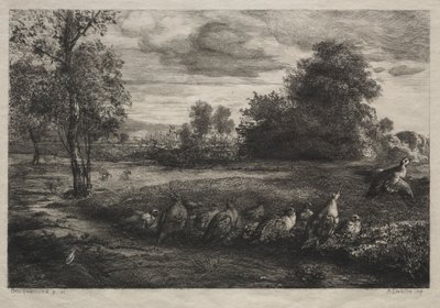 The Call to Order, 1859. av Felix Bracquemond