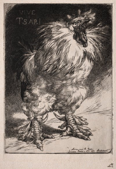 Den franske hanen av Felix Bracquemond