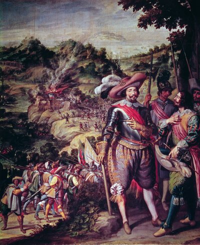 Gjenerobring av øya San Cristobal i 1634 av Felix Castello