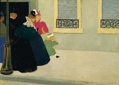 A Walk, ca. 1895 av Felix Edouard Vallotton