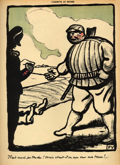 En grunneier dreper en tramp, fra 