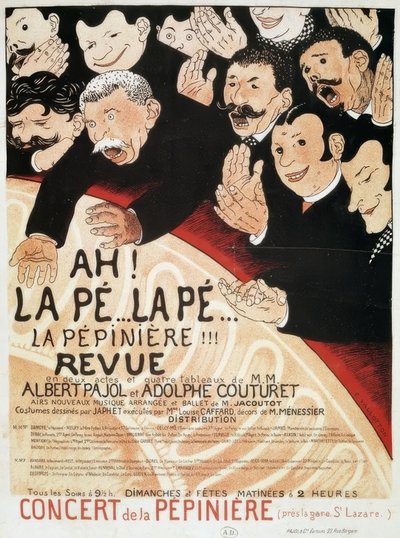 Ah! la Pé... la Pé .. la Pépiniére av Felix Edouard Vallotton