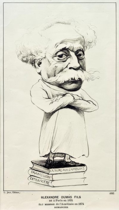 Alexandre Dumas Fils av Felix Edouard Vallotton