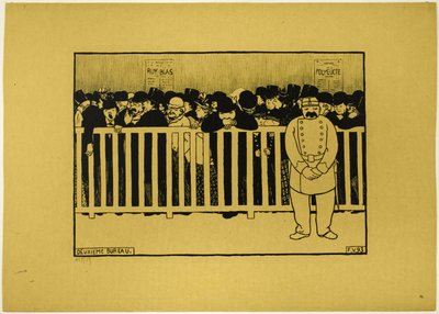 Billettluke av Felix Edouard Vallotton