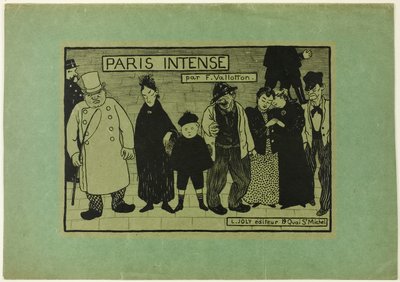 Cover for Paris Intense av Felix Edouard Vallotton