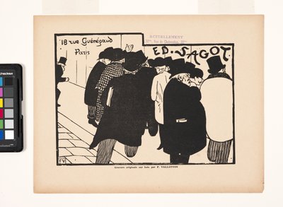Ed Sagot - Lovers Of Prints (treblokktrykk) av Felix Edouard Vallotton