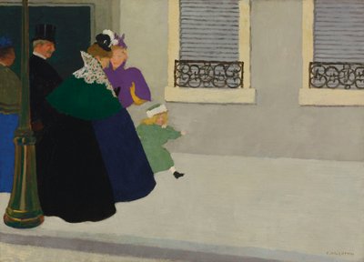 Ut på tur, ca. 1895. av Felix Edouard Vallotton