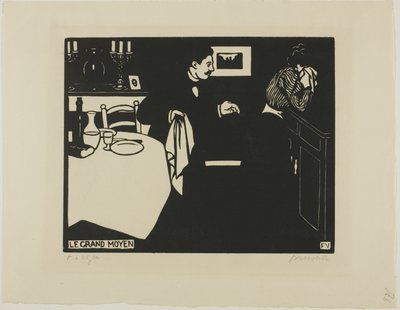 Extreme Measure, plate seks fra Intimacies av Felix Edouard Vallotton
