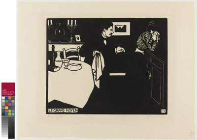 Extreme Measure, plate seks fra Intimacies, 1898 av Felix Edouard Vallotton