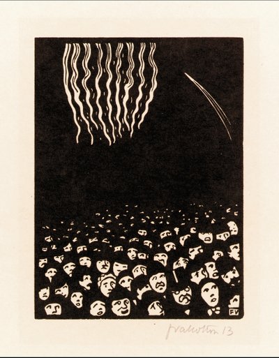 Fyrverkeri av Felix Edouard Vallotton