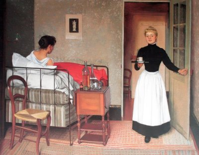 Félix Edouard Vallotton (1865 – 1925) sveitsisk maler, 1892 pasienten av Felix Edouard Vallotton