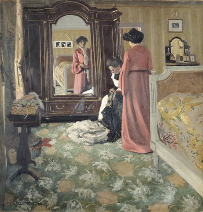 Interiør av Felix Edouard Vallotton