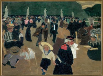 Luxembourg-hagen av Felix Edouard Vallotton