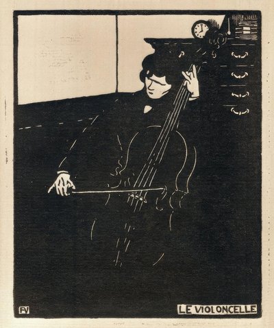 CELLOEN av Felix Edouard Vallotton