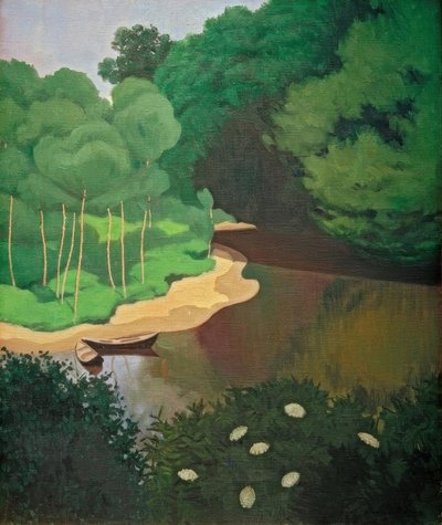Dordogne ved Carennac av Felix Edouard Vallotton