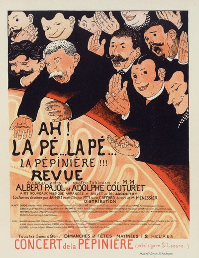 La Pepiniere Revue, ca 1896-1899. av Felix Edouard Vallotton