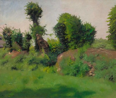 Hekken, Honfleur, 1909. av Felix Edouard Vallotton