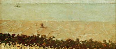 Villerville strand av Felix Edouard Vallotton