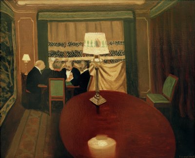 Poker av Felix Edouard Vallotton