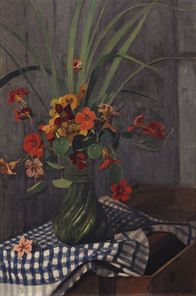Nasturtiums, 1920 av Felix Edouard Vallotton