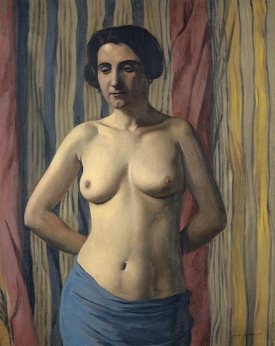 Naken med blå sash, 1922. av Felix Edouard Vallotton