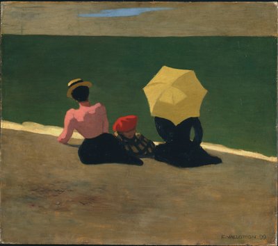 På stranden, 1899 av Felix Edouard Vallotton