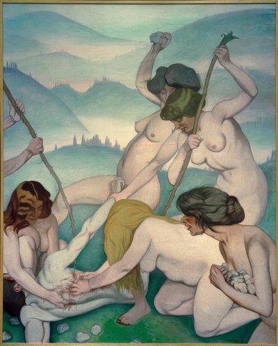 Orfeus slaktet av Felix Edouard Vallotton