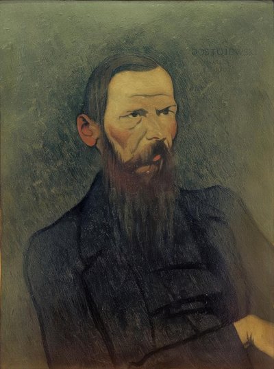 Dekorativt portrett av Dostoievski av Felix Edouard Vallotton
