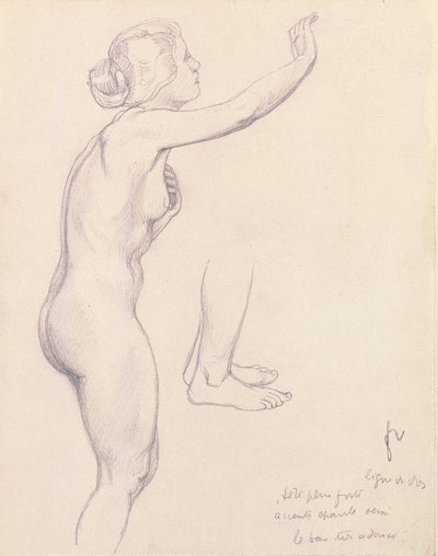 Studie for Perseus og Andromeda, 1918 av Felix Edouard Vallotton