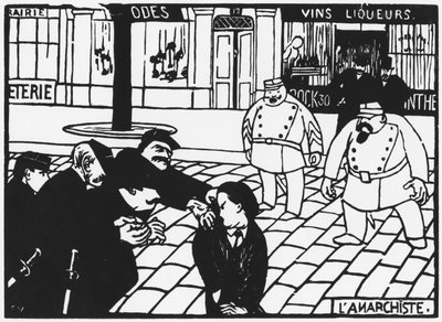 Anarkisten, 1892 av Felix Edouard Vallotton