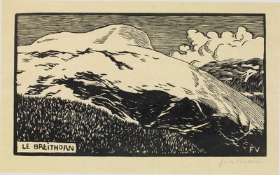 Breithorn, 1892 av Felix Edouard Vallotton
