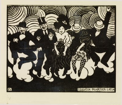 Det glade Latinerkvarteret av Felix Edouard Vallotton