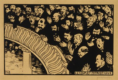 Den patriotiske Ditty av Felix Edouard Vallotton