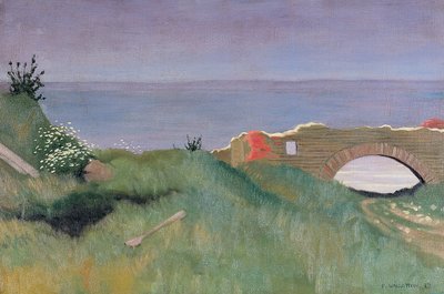 Ruinene, Villerville, 1913 av Felix Edouard Vallotton