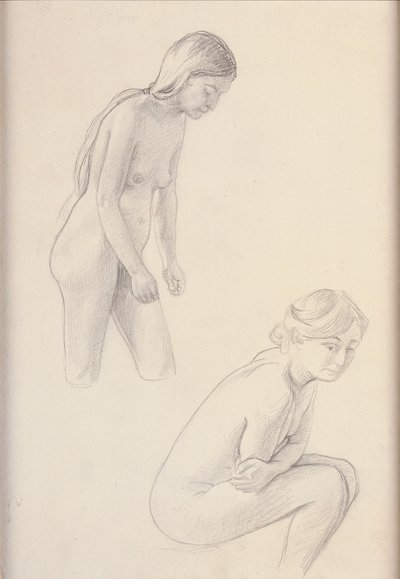 To nakenbilder av Felix Edouard Vallotton