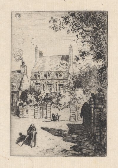 I provinsene - huset til Orléans Valognes, 1860-98. av Felix Hilaire Buhot
