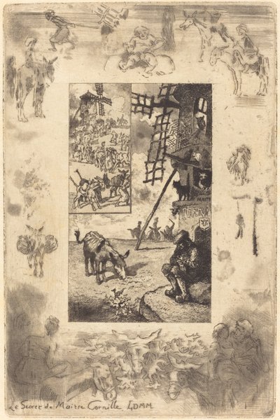 The Secret of Master Cornille The Secret of Master Cornille, ca. 1885. av Felix Hilaire Buhot