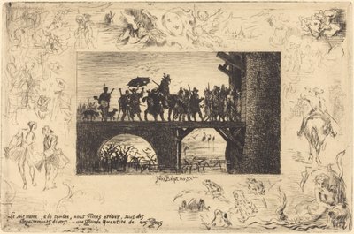 Samme kveld... Samme kveld..., 1878. av Felix Hilaire Buhot
