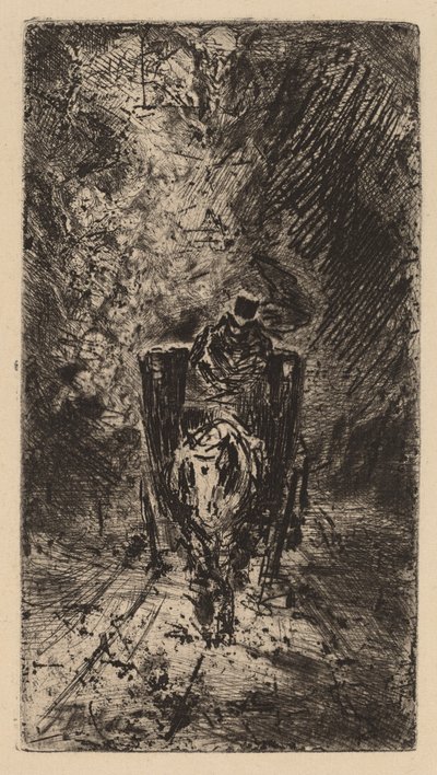 Milt og ideal, c. 1876. av Felix Hilaire Buhot