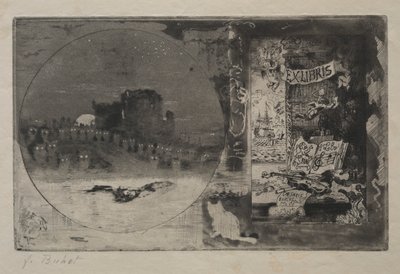 Uglenes slott av Felix Hilaire Buhot