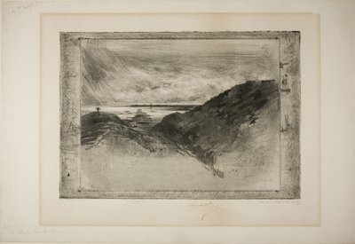Klippen, St. Malmøbukta av Felix Hilaire Buhot