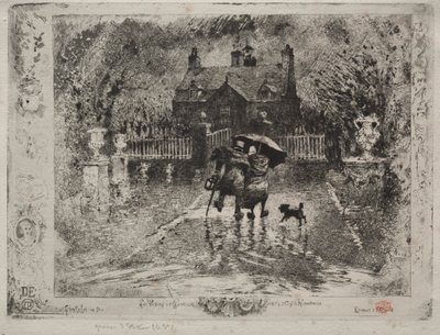 Landets naboer av Felix Hilaire Buhot