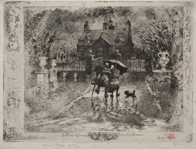 Landnaboene, 1879-1880. av Felix Hilaire Buhot