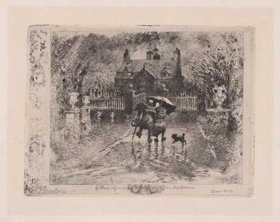 The Country Neighbors Country Neighbors, 1860-98. av Felix Hilaire Buhot